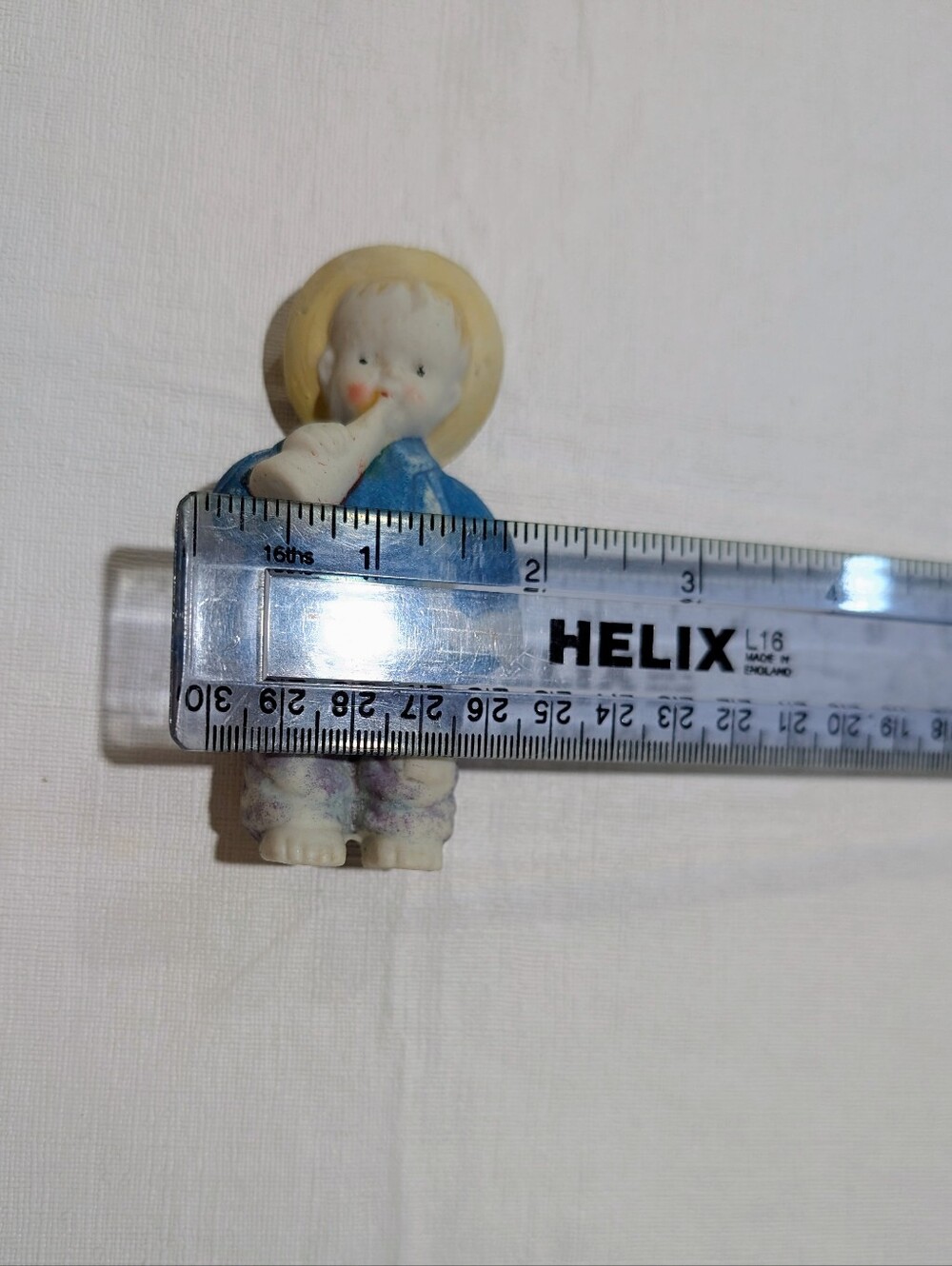 Antique Bisque Ceramic Penny Dolls Frozen Charlotte Dolls Set of 2 - Picture 6 of 9